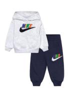T8-French Terry Pant Set Nike Patterned