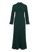 Vicleo Highneck L/S Ankle Knit Dress Vila Green