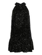 Vibelieve S/L Sequins Dress/Pty/Ka Vila Black