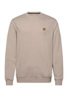Crew Neck Fly Fleece Lyle & Scott Sport Cream