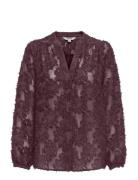 Onlkorsa Ls Jaquard Shirt Wvn ONLY Purple