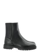 Biagina Mid Chelsea Boot Tumbled Leather Bianco Black