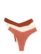 John - 3 Tangas Etam Patterned