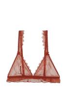 Allusion - Wireless Triangle Bra Etam Brown