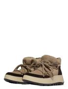 F-Mode W/Resistant Biofleece Mesh Flatform Booties FitFlop Beige