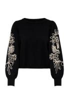 Onlmagnolia Ls Detail Pullover Knt ONLY Black