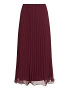 Vicalla Ankle Skirt - Noos Vila Burgundy