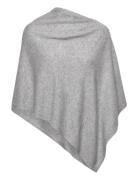 Wool & Cashmere Poncho Rosemunde Grey