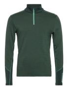 Lifa Merino Midweight 1/2 Zip Helly Hansen Green