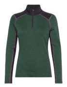 W Lifa Merino Midw 1/2 Zip Helly Hansen Green