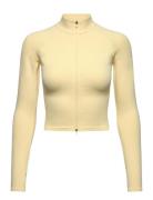 Shape Seamless Zip Jacket Aim´n Yellow