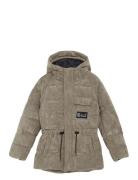 Jr. Jacket W. String -Corduroy Color Kids Beige