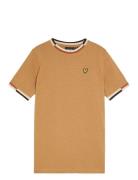 Multi Rib T-Shirt Lyle & Scott Beige