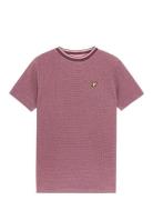 Two T Waffle T-Shirt Lyle & Scott Pink