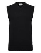 Lambswool V-Neck Slipover Lindbergh Black