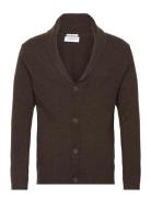 Lambswool Shawlcollar Cardigan Lindbergh Brown