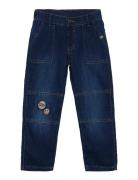 Pants Sweat Denim Minymo Blue