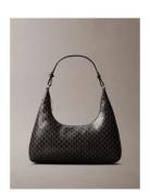 Emblem Aop Conv Shoulder Bag Calvin Klein Black
