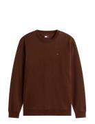 Tjm Reg S Flag Crew Tommy Jeans Brown