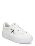 Vulc Flatform Laceup Low Lth Calvin Klein White