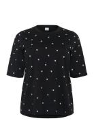 Kchelena T-Shirt Kaffe Curve Black