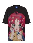 Over D Tee_B_4 HUGO BLUE Black