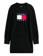 Tjw Flag Sweater Dress Ext Tommy Jeans Black