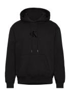 350Gsm Fleece Gift Giving Hoodie Calvin Klein Jeans Black