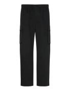 Cotton Pull On Straight Cargo Pa Calvin Klein Jeans Black