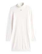 Tjw Ess Turtleneck Sweater Dress Tommy Jeans White
