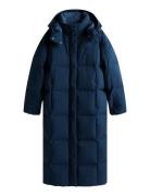 Tjw Alaska Grid Dwn Mxi Coat Ext Tommy Jeans Navy