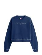 Tjw Rlx Crp Stitch Linear Crew Tommy Jeans Blue