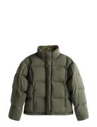 Tjw Alaska Grid Down Jacket Ext Tommy Jeans Khaki