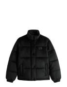Tjw Quilted Velvet Puffer Jacket Tommy Jeans Black