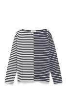 Soft Single Silke Tee Ls Mads Nørgaard Navy