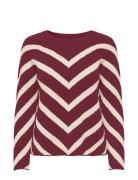 Careliza L/S Pullover Knt Noos ONLY Carmakoma Red