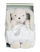 Svea With Blanket In Displaybox Teddykompaniet Cream