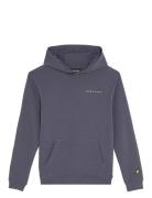 Script Embroidered Hoodie Lyle & Scott Grey