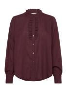 Fqraya-Shirt FREE/QUENT Burgundy