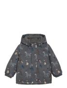 Snow Jacket Aop Minymo Grey