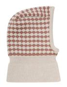 Balaclava Wool Knit Windstop Huttelihut Cream