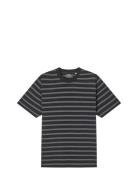 Cotton Jersey Stripe Frode Tee Mads Nørgaard Black