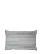 Outdoor Fine Stripe Cushion Compliments Blue