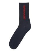 Sock Single Logo Step Mads Nørgaard Navy