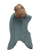 Wool Fullface W. Pom Pom Mikk-line Green