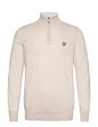 Cotton Merino Quarter Zip Jumper Lyle & Scott Cream
