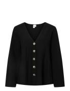 Yasmikla Ls Knit Cardigan S. Noos YAS Black