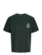 Jorargos Back Print Tee Ss Cn Styd Aw25 Jack & J S Green