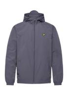 Zip Through Hooded Jacket Lyle & Scott Grey