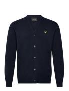 Cotton Merino V Neck Cardigan Lyle & Scott Navy